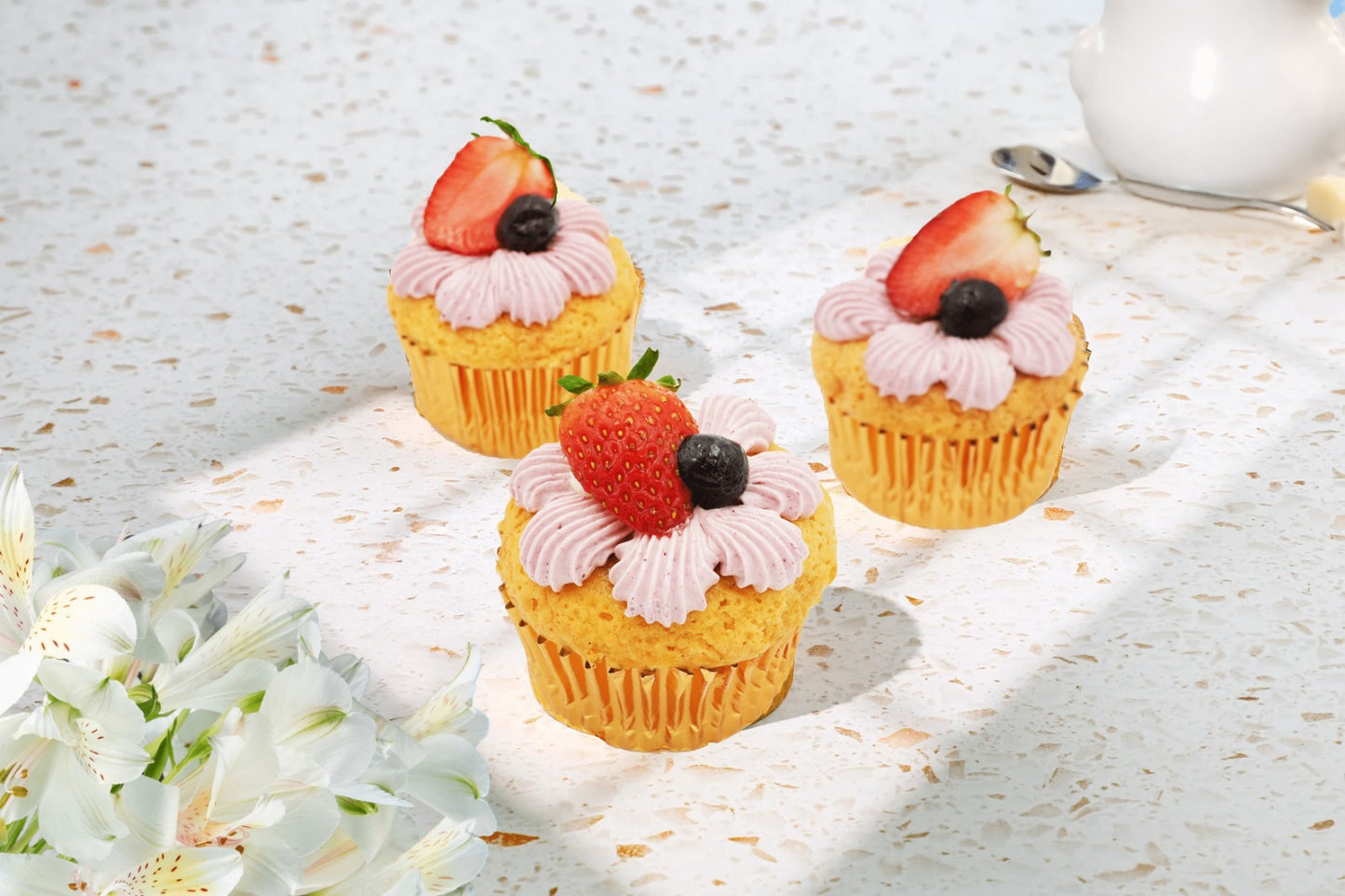Mixed Berries Cupcakes