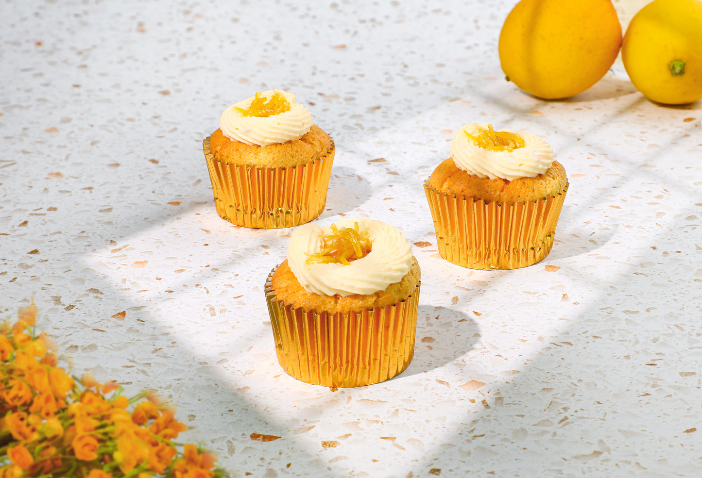 Lemon Cupcakes - Lilys Patisserie