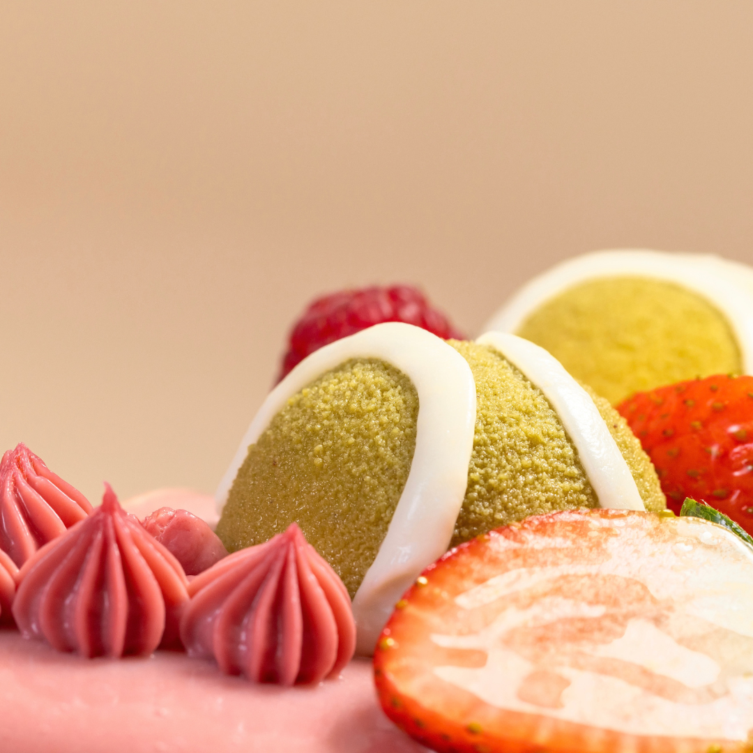 Tennis Peach Melba Cake