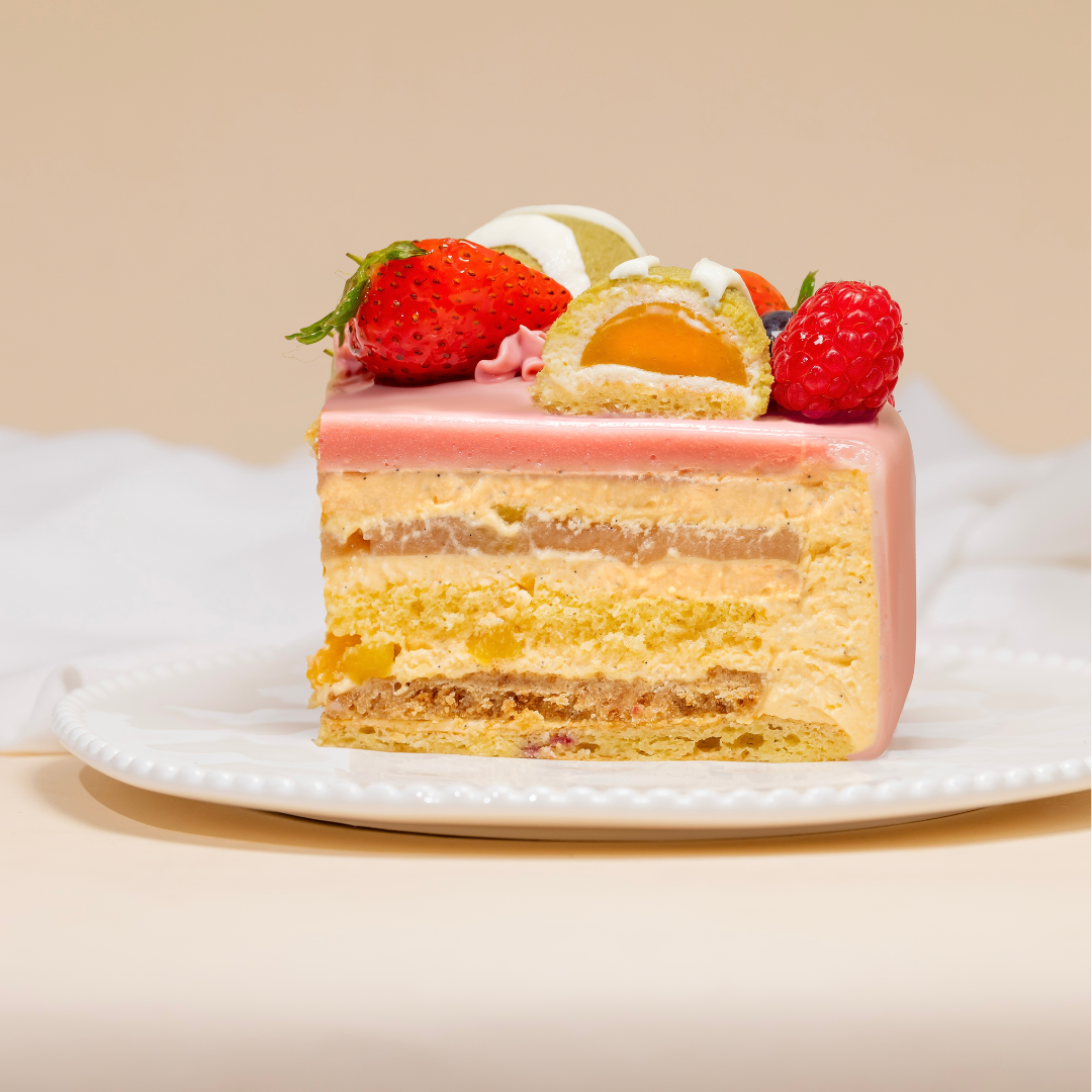 Tennis Peach Melba Cake