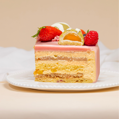 Tennis Peach Melba Cake