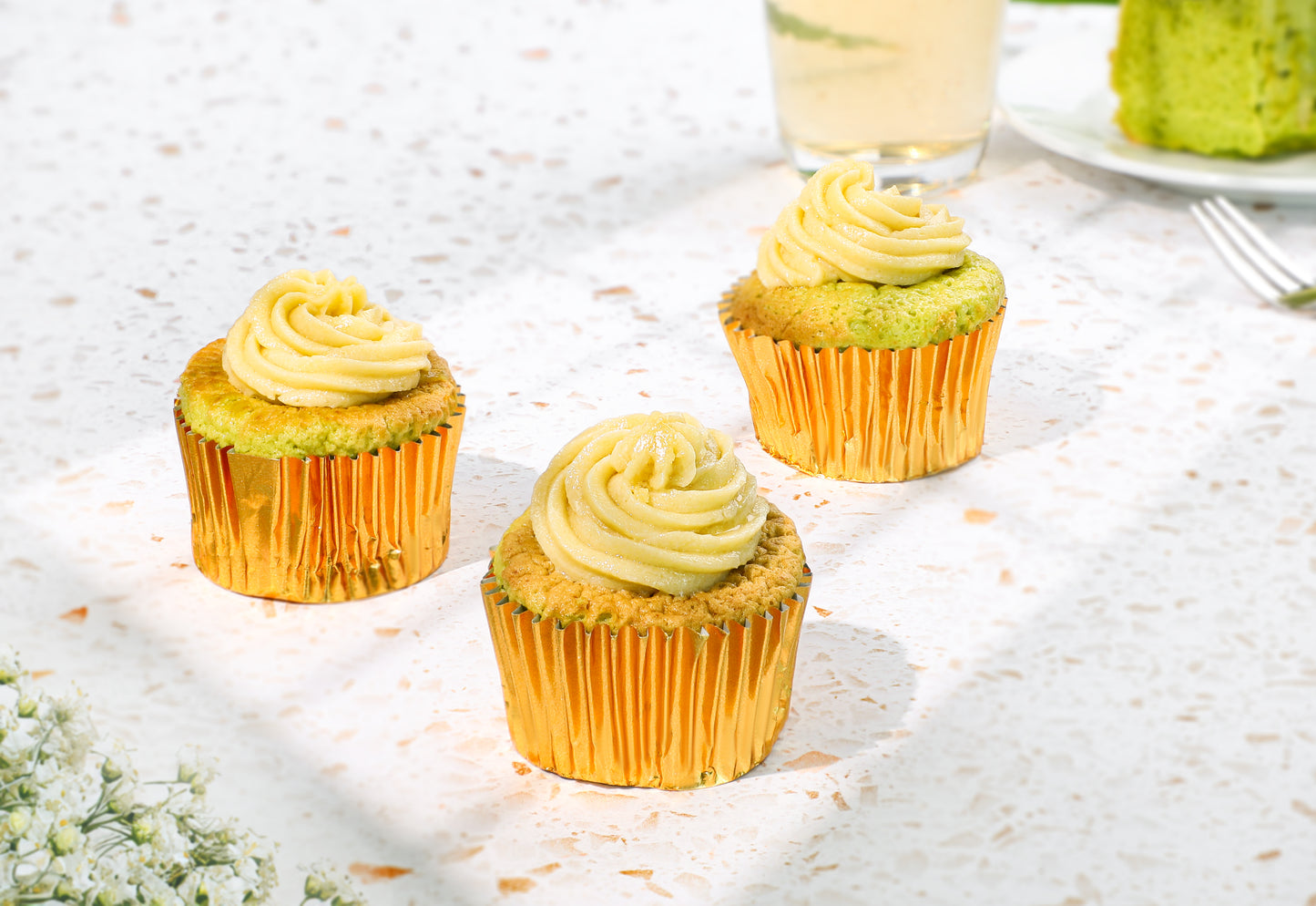 Pandan Cupcakes