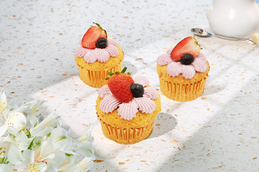 Mixed Berries Cupcakes