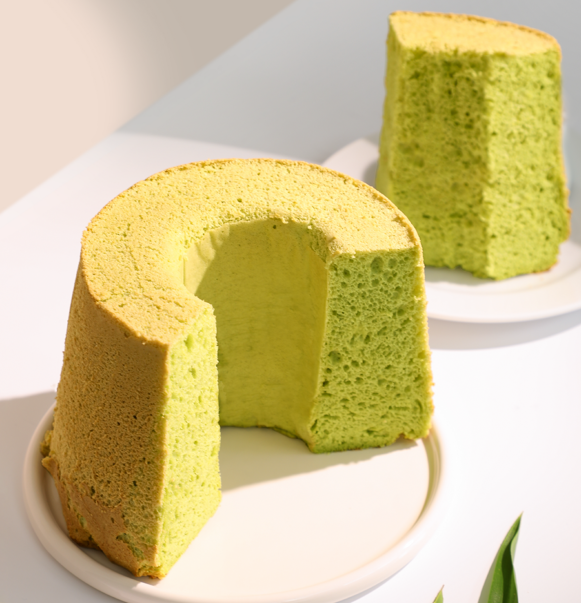 Pandan Chiffon Cake - Lilys Patisserie