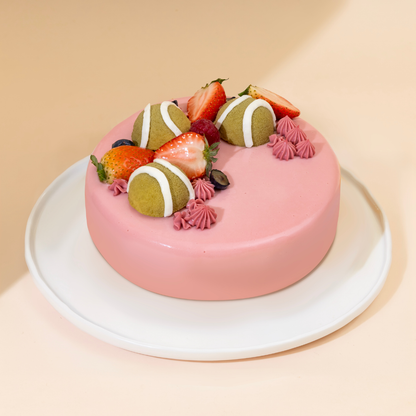 Tennis Peach Melba Cake | Lilys Patisserie